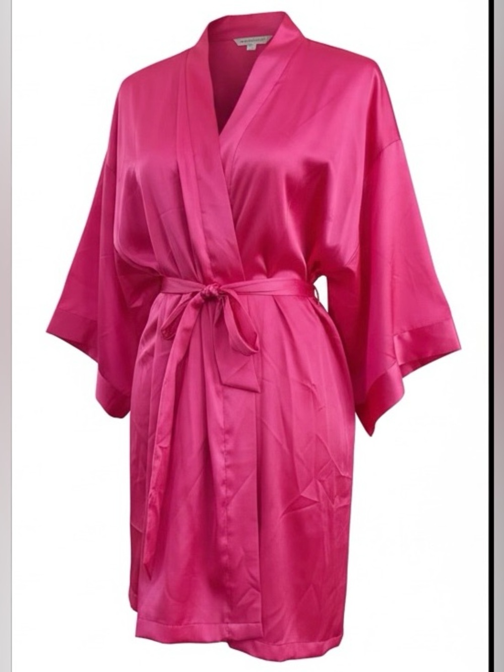 Victoria's Secret Satin Kimono Robe - Fuchsia Pink